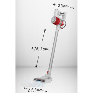 Adler Vacuum Cleaner AD 7051 Cordless operating 300 W 22.2 V Operating time (max) 30 min White / Red