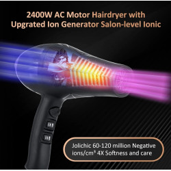 HAARTROCKNER SET MIT 1 DIFFUSOR 2 FÖN KONZENTRATOREN 4 STYLING-KÄMMEN, HAARFÖN HAIR DRYER 3 HEIZ UND 2 GESCHWINDIGKEITSSTUFEN – Bild 3